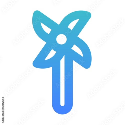 propeller outlined gradient style