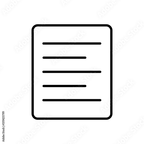 align text line icon