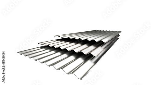 corrugated metal sheet 3d 