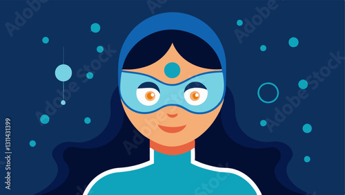 These illustrations aim to creatively visualize the integration of nanotechnology into overnight masks while emphasizing their benefits for skin rejuvenation.
