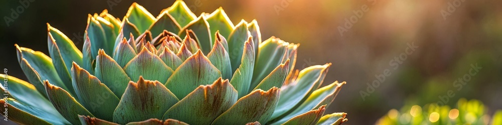 Green Artichoke Plant with Selective Focus on Leaves, Sunny Day, Fresh and Healthy Eating Concept Green Artichoke Plant with Selective Focus on Leaves, Sunny Day, Fresh and Healthy Eating Concept