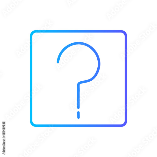 help gradient icon