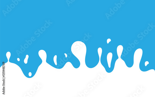 Splash Fresh milk illustration design template