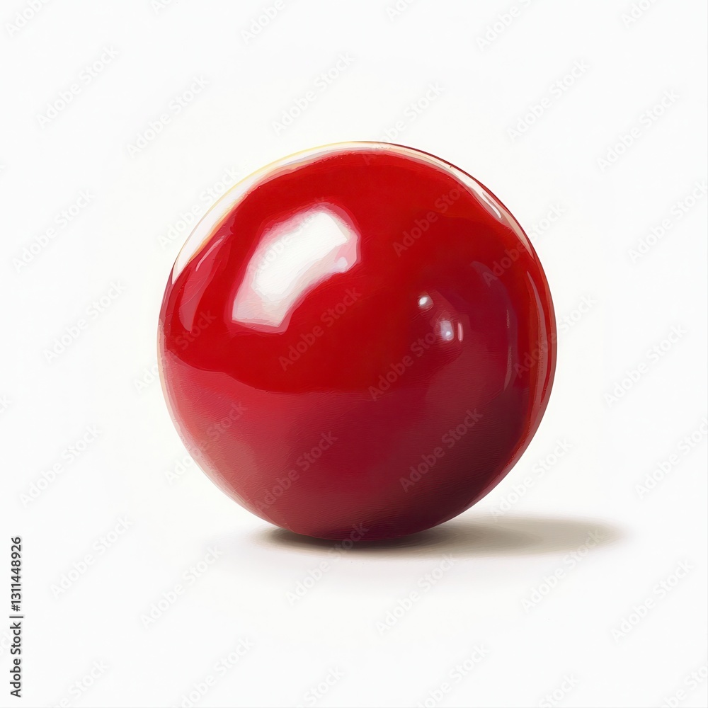 Fresh red displayed on a minimalist white background highlighting its natural beauty and clean design elements Fresh red displayed on a minimalist white background highlighting its natural beauty and clean design elements