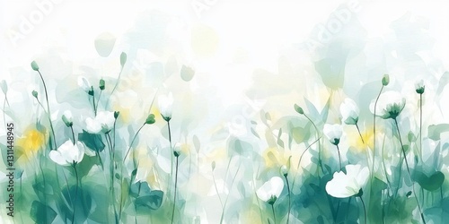 Eco-friendly nature design featuring lush green hues.
