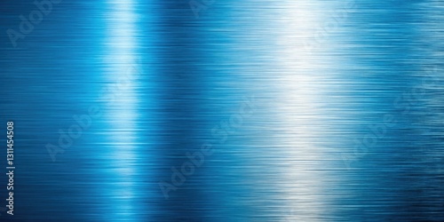 Long exposure captures a shimmering blue-silver stainless steel background.