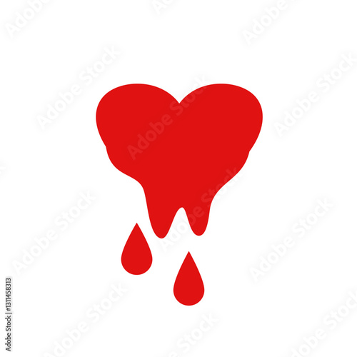 Bleeding heart symbol
