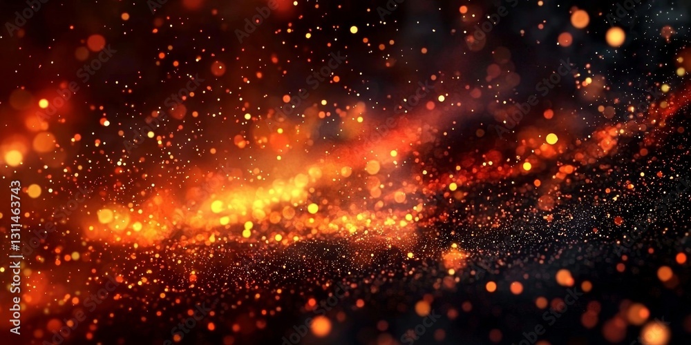 Enigmatic night flames create a striking contrast with darkness. Enigmatic night flames create a striking contrast with darkness.