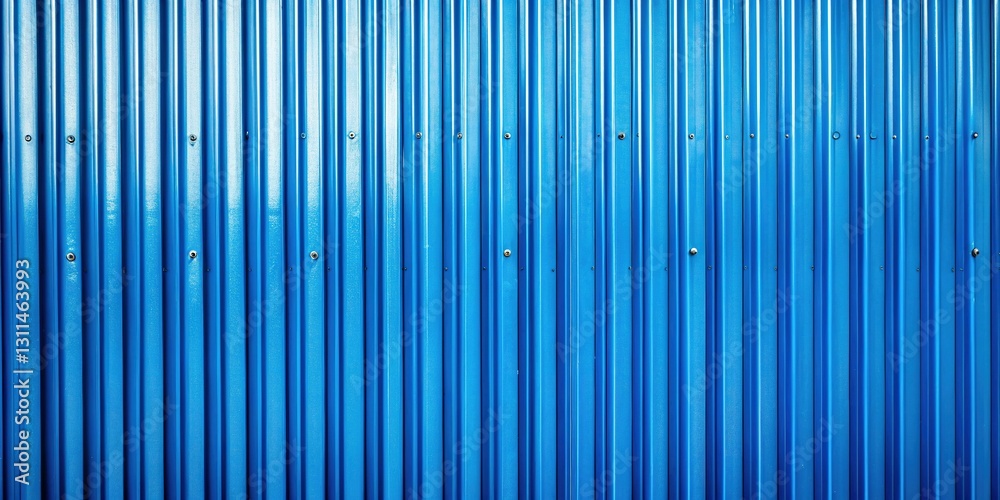 Blue Corrugated Iron Building Material - High-Quality Photo Blue Corrugated Iron Building Material - High-Quality Photo
