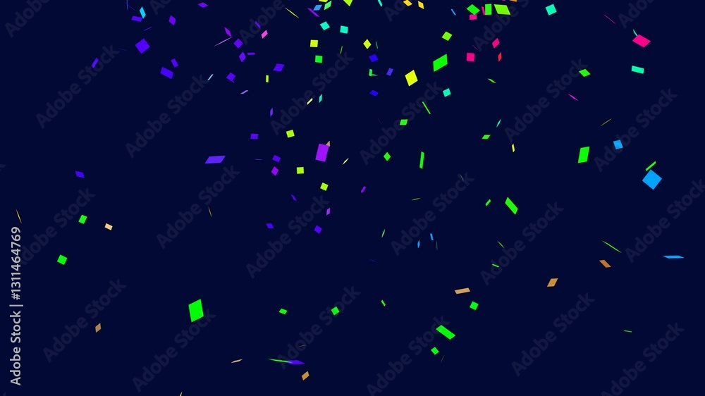 Explosion colorful Confetti Fountain with alpha background. Confetti explosion, loopable colorful party celebration confetti. Colorful сonfetti explosion on a black backgrounds. 4k animation Explosion colorful Confetti Fountain with alpha background. Confetti explosion, loopable colorful party celebration confetti. Colorful сonfetti explosion on a black backgrounds. 4k animation