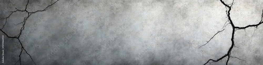 Obraz premium Cracked, faded grey texture Grunge, distressed, error, wallpaper, background , industrial, cement, rough