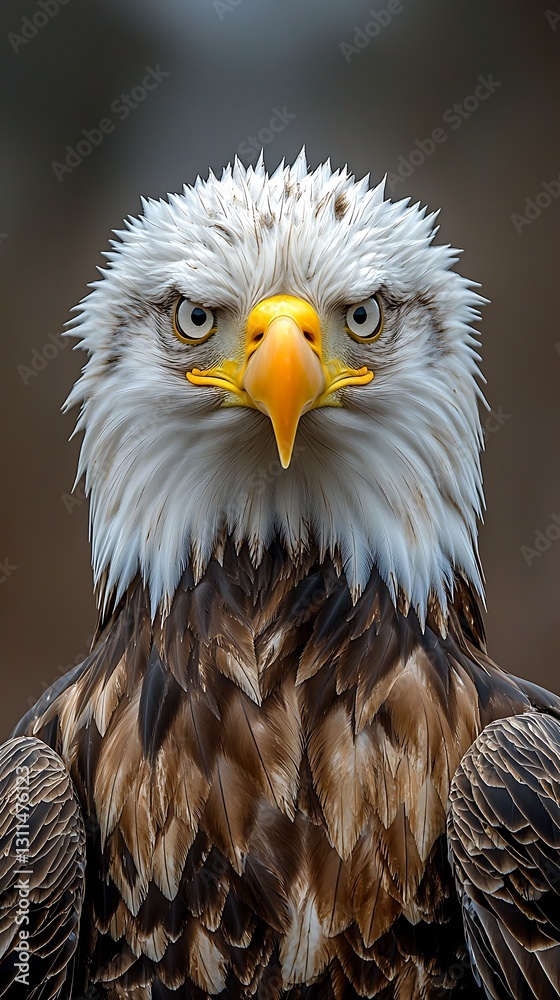 Obraz premium Majestic Bald Eagle Portrait