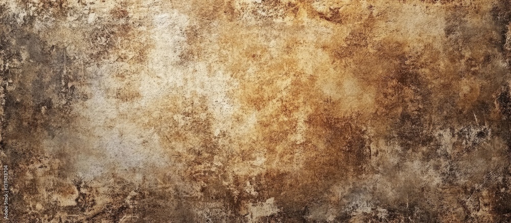 Textured brown and beige grunge background on rough cement wall with distressed patterns suitable for copy space or design projects Textured brown and beige grunge background on rough cement wall with distressed patterns suitable for copy space or design projects