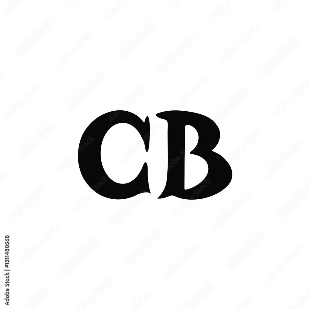 CB monogram logo design letter text name symbol monochrome logotype alphabet character simple logo CB monogram logo design letter text name symbol monochrome logotype alphabet character simple logo