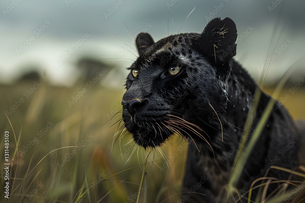Leopard,  animals in night 