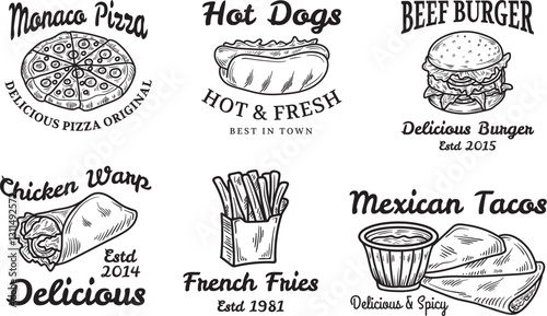 Vintage Logo Fast Food