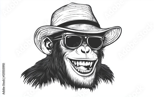 Cheeky Monkey Steals Tourist's Hat: Playful Adventure