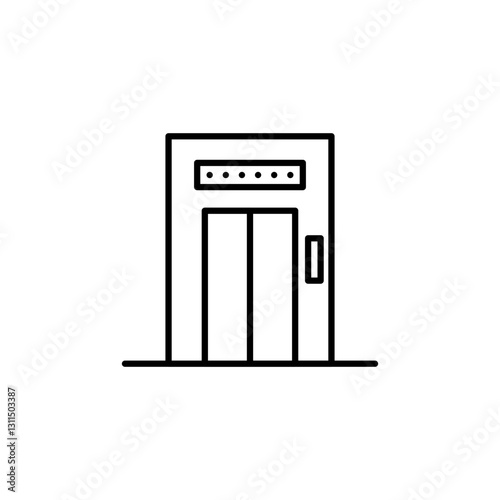 Elevator line icon