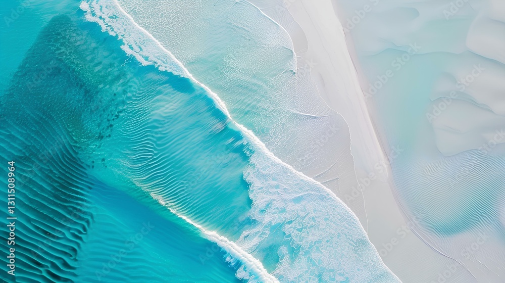 turquoise water and a white sand beach in the Maldives