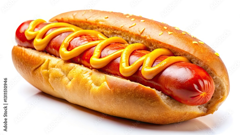 Isolated hot dog bun; ethereal, almost otherworldly, in a pristine white space, a study in texture. Isolated hot dog bun; ethereal, almost otherworldly, in a pristine white space, a study in texture.