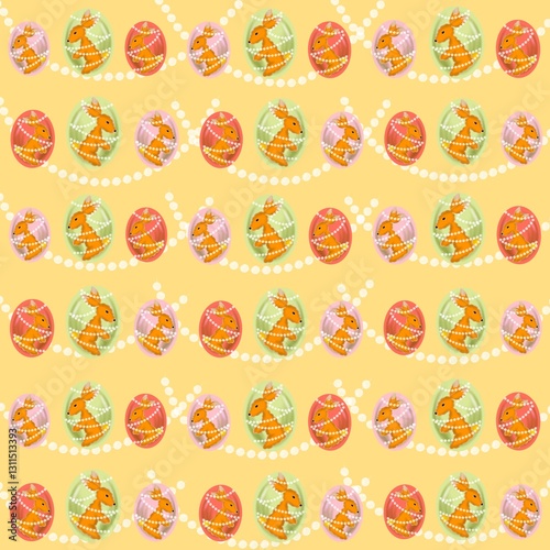 easter, egg, holiday, spring, vector, pattern, eggs, celebration, illustration, set, decoration, design, symbol, flower, season