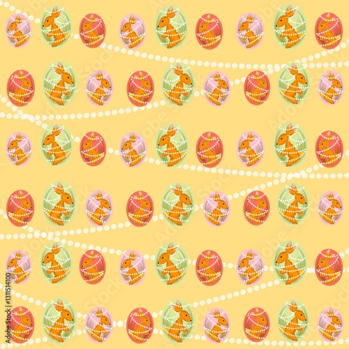 easter, egg, holiday, spring, vector, pattern, eggs, celebration, illustration, set, decoration, design, symbol, flower, season