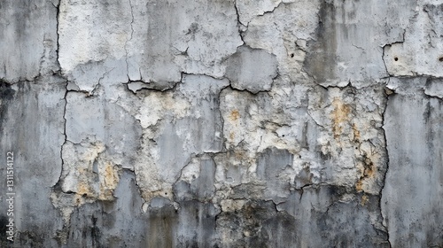Weathered Gray Concrete Wall Texture Background