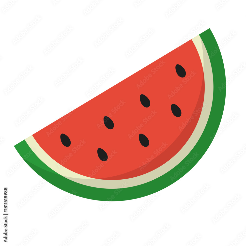 Simple cut watermelon icon. Vector. Simple cut watermelon icon. Vector.