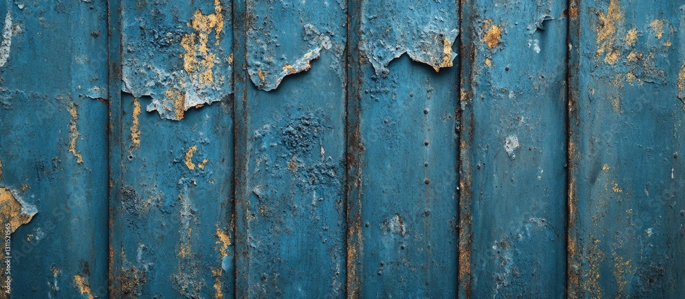 Rustic blue iron texture with peeling paint details featuring a weathered grunge background, ideal for interior and exterior design concepts. Rustic blue iron texture with peeling paint details featuring a weathered grunge background, ideal for interior and exterior design concepts.