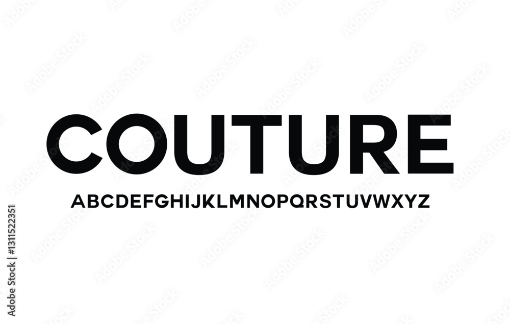 Couture font for Logos and Headlines Isolated vector typeset Couture font for Logos and Headlines Isolated vector typeset