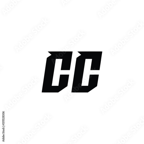 CC monogram logo design letter text name symbol monochrome logotype alphabet character simple logo