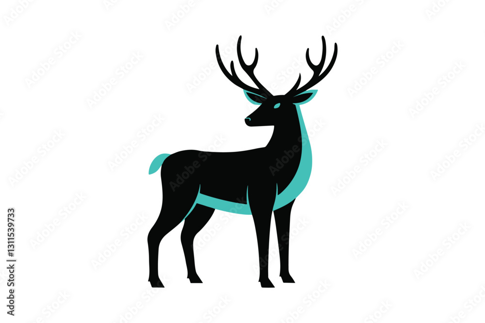 deer silhouette vector deer silhouette vector