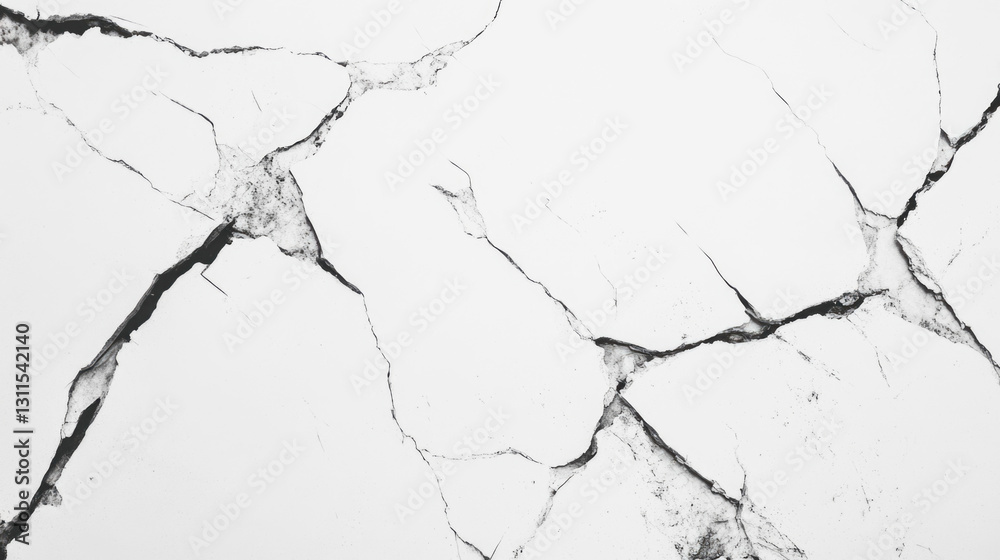 Abstract marble texture with black veins on white background Abstract marble texture with black veins on white background