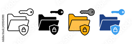 Data Monetization  Icon Set Multiple Style Collection