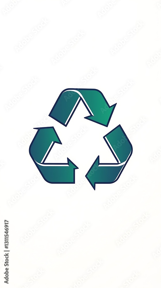 Obraz premium Recycling Symbol Graphic