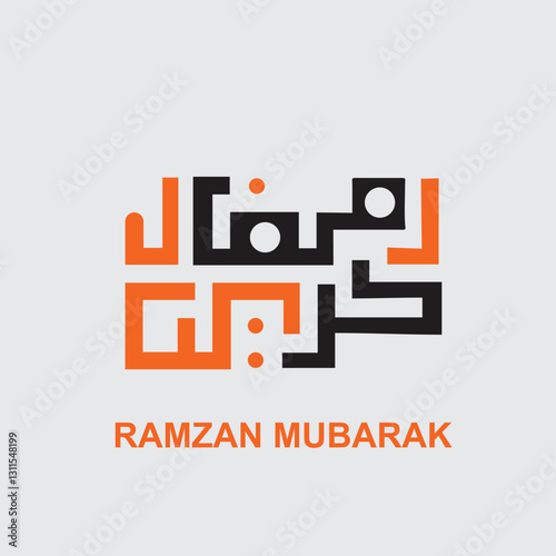 Ramzan mubarakislamic calligraphy design for muslim greeting muslim greetings