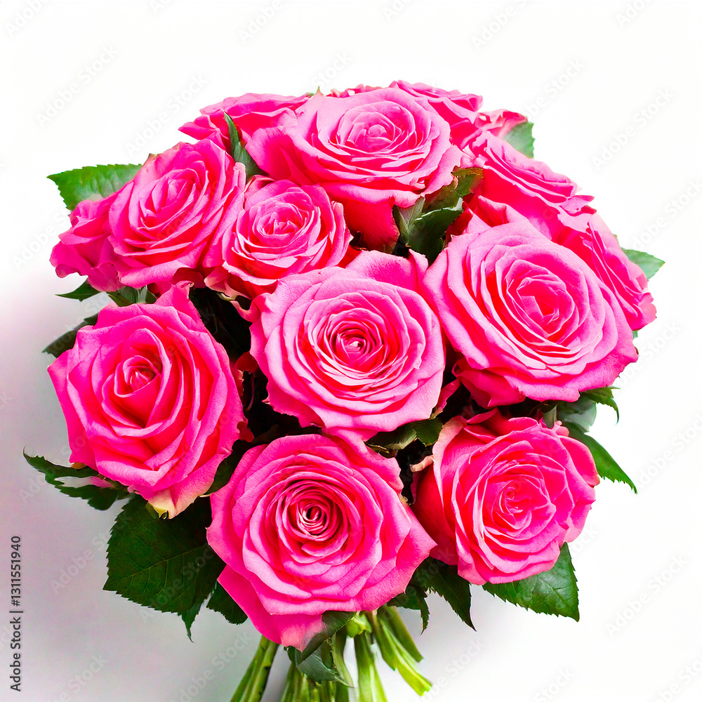 Obraz premium bouquet of pink roses
