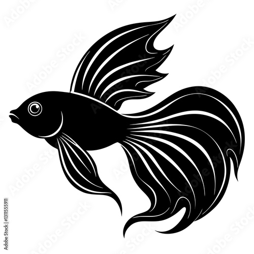 vector illustration of a fish