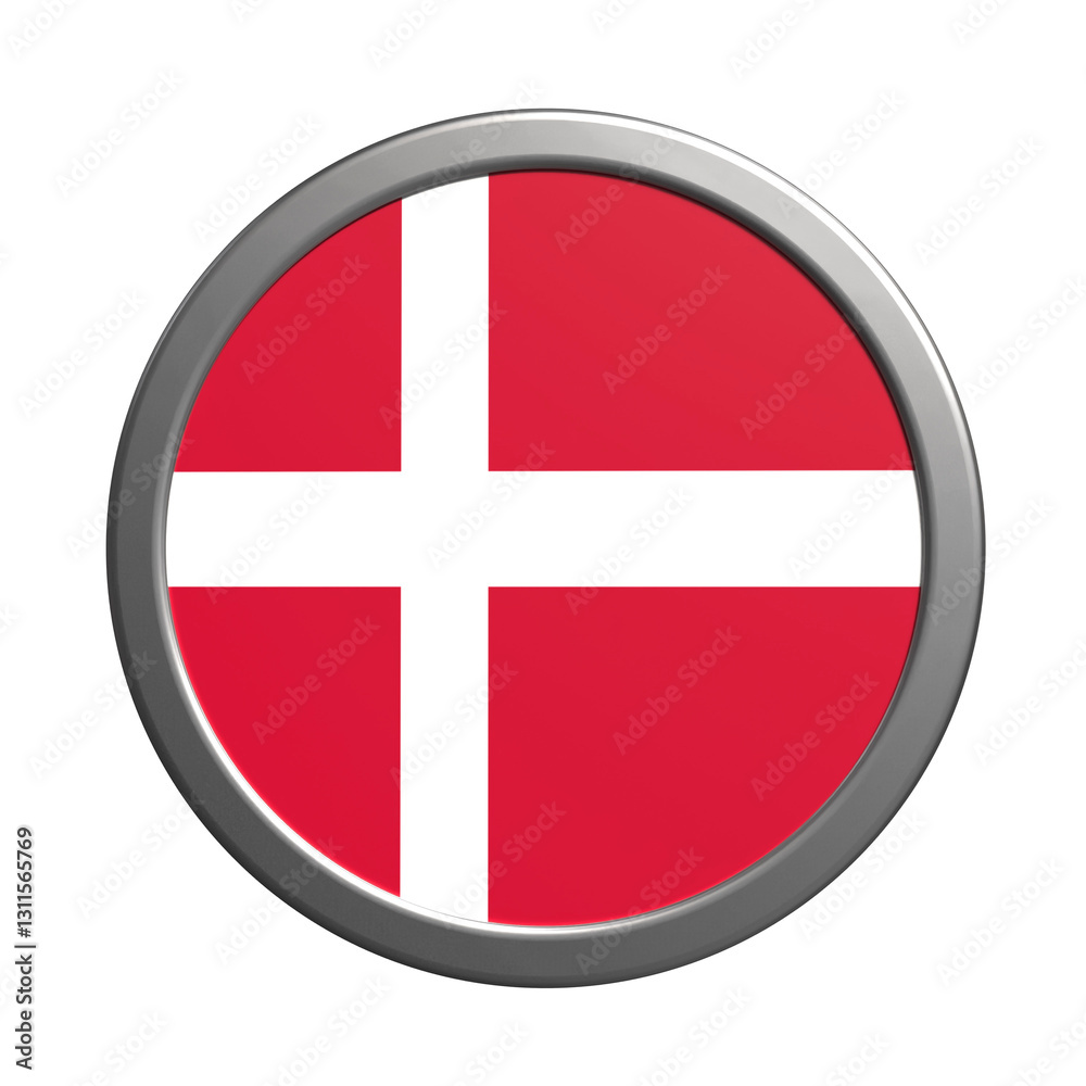 Denmark icon 3d Denmark icon 3d