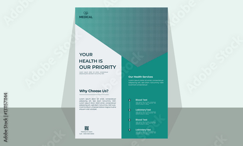 Medical Health Care Flyer design template