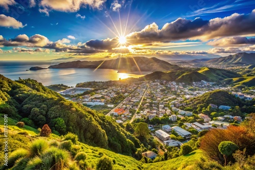 Stunning Panoramic View of Karori, Wellington from Wrights Hill - Candid Photography