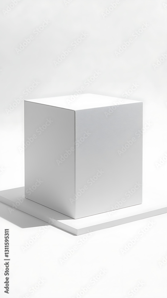 Minimalist white cube displaying art studio setting product photography bright environment elevated perspective modern aesthetic Minimalist white cube displaying art studio setting product photography bright environment elevated perspective modern aesthetic