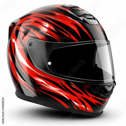 Helmet Wrap Design for Racing Sport with Decals and Vinyl Stickers photo