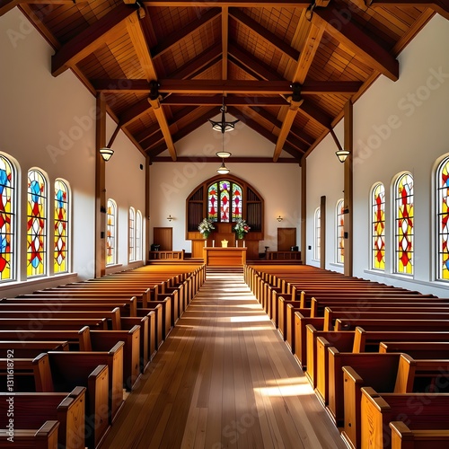성당 내부(the interior of a cathedral)