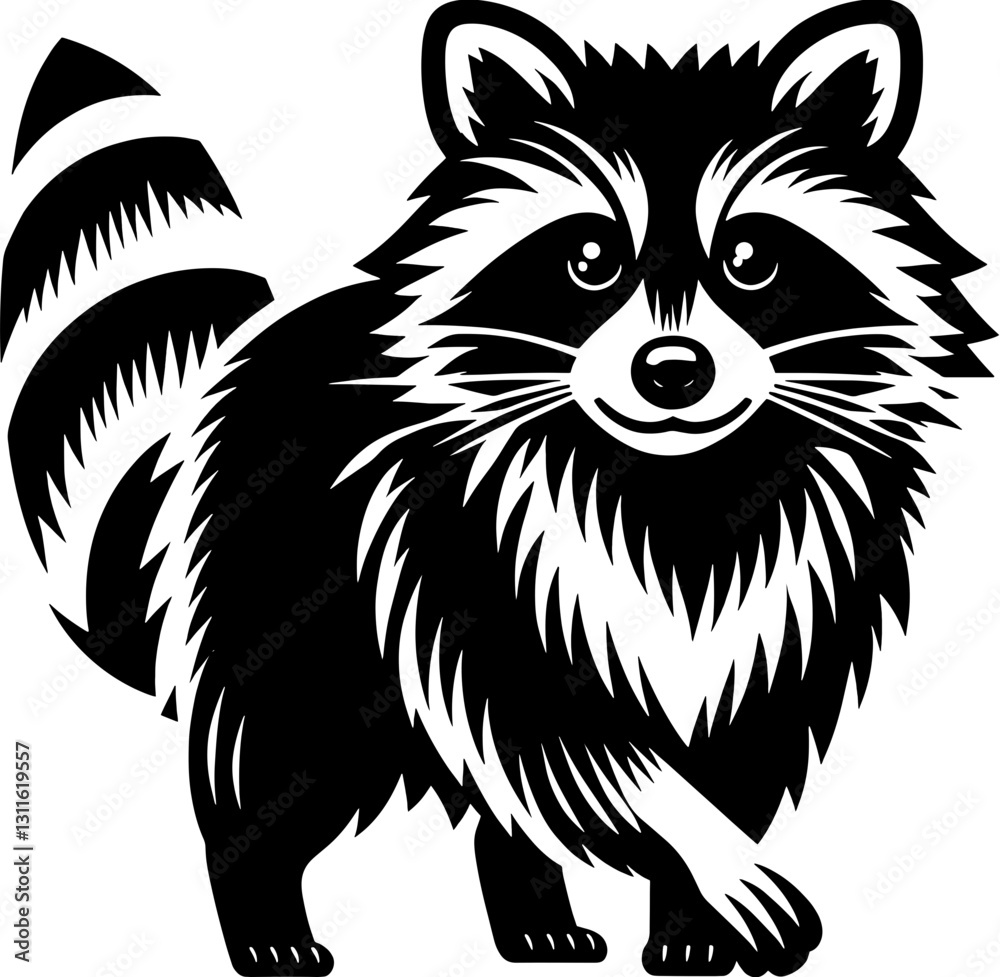 Obraz premium Raccoon Dog icon 5
