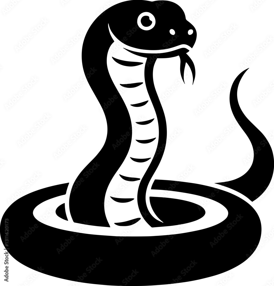 Fototapeta premium Queen Snake icon 18