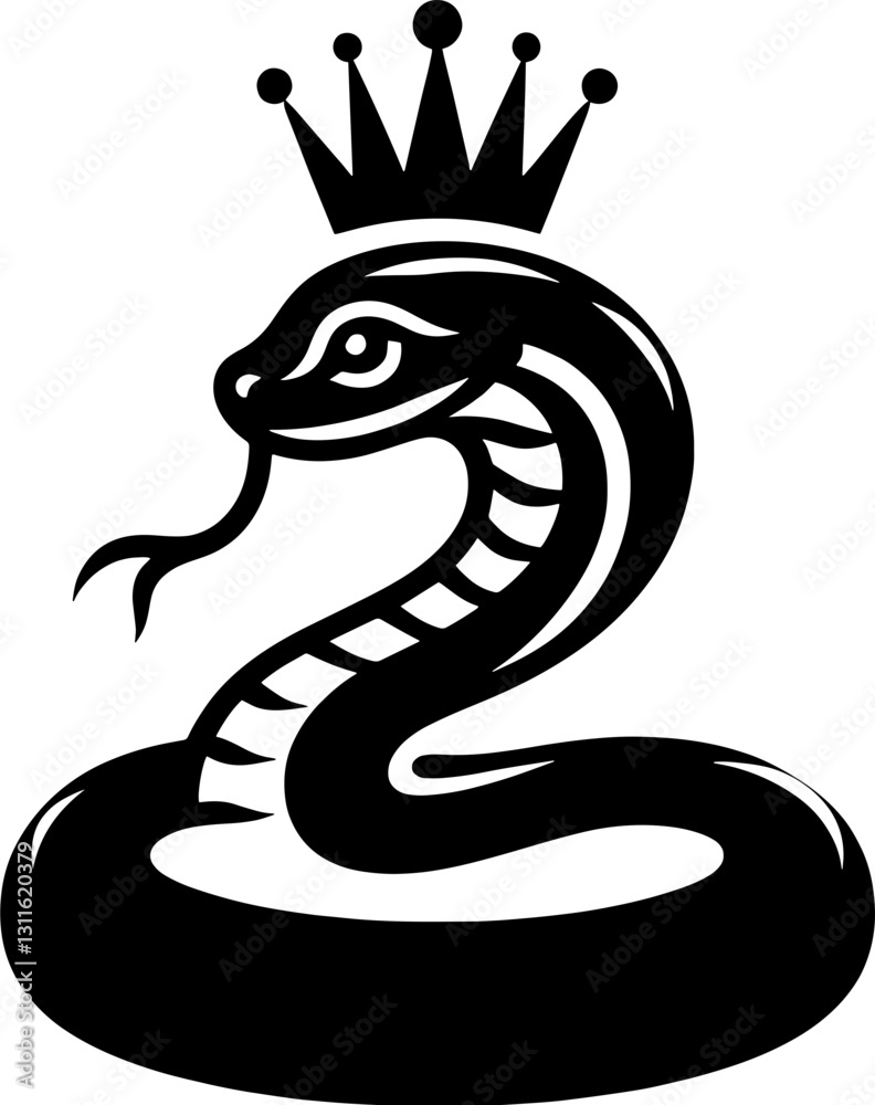 Fototapeta premium Queen Snake icon 6