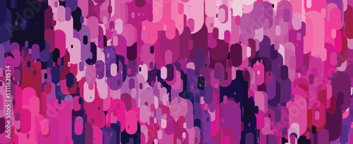 Vibrant Abstract Geometric Pattern with Pink and Purple Hues