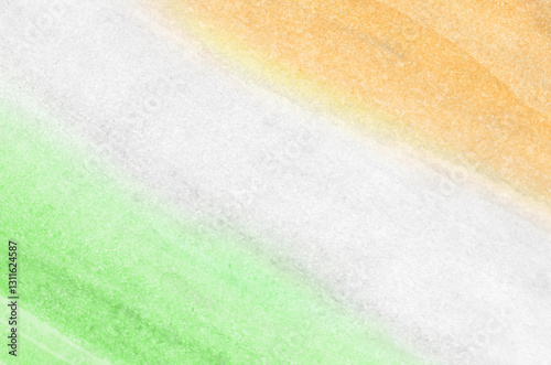 Tri Color Indian Flag Color Background