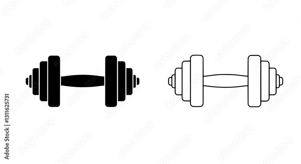 Weights Workout Icon: This graphic showcases the weights used for fitness and bodybuilding. perfect for use in health and fitness related applications. Weights Workout Icon: This graphic showcases the weights used for fitness and bodybuilding. perfect for use in health and fitness related applications.
